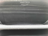 Jimmy Choo Black Leather Filipa Silver Star Stud Wallet Sd0626lzrde