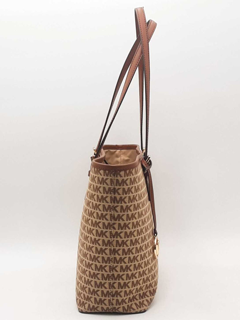 Michael Kors Js-2312 Jet Set Brown Handbag Aa0725izsa