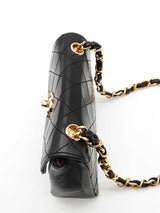 Chanel Mini Quilted Black Leather Crossbody Bag Eb0526lorxde