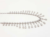 6.1 Cttw Diamond & 18k White Gold Collar Necklace 16.8 Gram 18 Inch Fw0826opxzdu