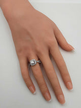 Neil Lane 1.70 Cttw Diamond & 14k White Gold Ring 4.7 Grams Size 8 Fw0425lrzxdu