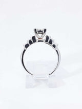 0.76 Cttw Diamond & 14k White Gold Engagement Ring 4.7 Grams Size 6 Fw0526irrdu