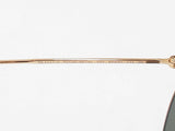 Ray-ban Arista Gold-tone Round Sunglasses With Green Lenses Fw1026ixdu