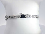 1.17 Cttw Diamond 14k White Gold 22.1 Grams Fancy Bracelet 7 In Aa0725lwxzsa