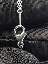 0.60 Cttw Diamond & 18k White Gold Chandelier Pendant Necklace 6.1 Grams 15.5 Inch Fw0726rxzdu
