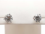 2.00 Cttw Lab Grown Diamonds 14k White Gold 1.1g Stud Earrings Do0723srxde