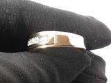 0.35 Cttw Channel-set Diamond & 10k Yellow Gold Ring 6.4 Grams Size 11.25 Fw0726wrzdu