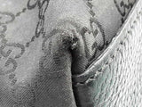 Gucci 339551 Gg Black Canvas Dome Satchel Shoulder Bag Do1225rxde