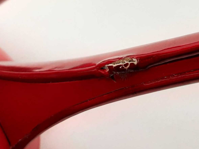 Christian Louboutin O Astrid 100 Red Patent Leather Heels Size Eu 40 Do0924lxzde