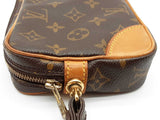 Louis Vuitton Pochette Brown Monogram Clutch Do0425pirde