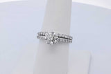 2.4cttw Diamond Ring In 18k White Gold 4.4 Grams Size 7.5 Eb1026wxxzde