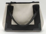 Balenciaga Small Navy Cabas Tote Bag White With Pochette Aa1026lzxsa