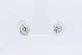0.5ctw Lab Grown Diamond Stud Earrings In 14k White Gold 0.6 Grams Eb0225lordu