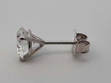 2.0 Cttw Lab Grown Diamond & 14k White Gold Stud Earrings 1.1 Gram Fw0723srxdu
