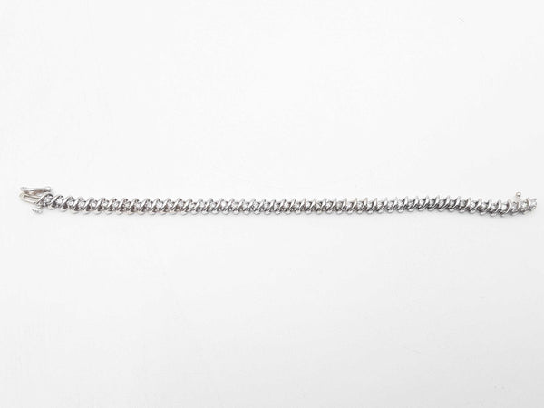 1.41ctw Diamonds 14k White Gold 14.3 Grams Bracelet 7 Inch Sd0625erzsa