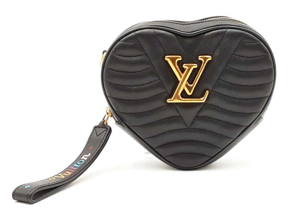 Louis Vuitton New Wave Heart Bag In Black Quilted Leather Fw0725crzdu