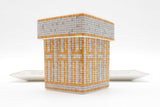 Hermes Mosaique Au 24 Gold Sugar Bowl & Matching Mini Plates Sd0426worde