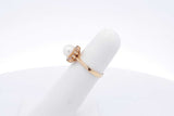 Pearl & Diamond Ring In 14k Yellow Gold 2.2 Grams Size 5 Eb1124cxsa