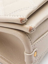 Yves Saint Laurent Becky Shoulder Bag In Beige Quilted Leather Fw1225ixzdu