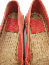 Tory Burch Sydney Red Canyon Suede Espadrilles Size 8 Eb0925rxdu