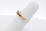 0.44cttw Diamond Ring In 14k Yellow Gold 2.9 Grams Size 5 Eb0626oixsa