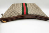 Gucci Gg Supreme Canvas Ophidia Web Hobo Shoulder Bag Eb1024ixzdu