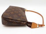 Louis Vuitton Pochette Brown Monogram Coated Canvas Clutch Do0425irrde