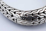 John Hardy Balu Sterling Silver & 22k Gold Hinged Cuff Bracelet 49.8g Eb426pxzde