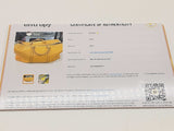 Gucci 625768 Gg Yellow Perforated Leather Weekender Duffle Bag Do1225przde