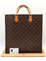 Louis Vuitton Sac Plat Handbag In Monogram Coated Canvas Fw0626eordu