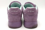 Off-white Out Of Office Purple Suede Sneakers Size 43 Eb1026lorsa