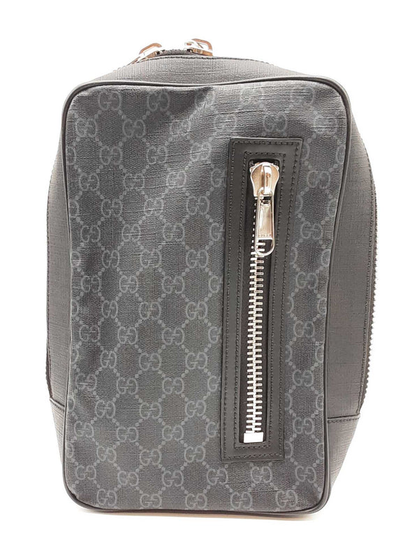 Gucci Gg Supreme Monogram Black Sling Backpack Sd0725wzxde