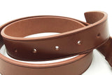 Saint Laurent Brown Leather Belt With Gold Tone Buckle Size 80 Eb0126oxzsa