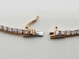 1.76 Cttw Lab Grown Diamonds 14k Gold 3.41g Tennis Bracelet 6.75 In Do0726srxde