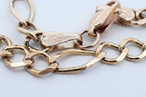 10k Yellow Gold Figaro Chain Necklace 13 Grams 21.5 Inch Eb0126ixzde
