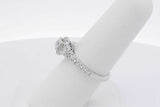 0.54cttw Diamond Ring In 14k White Gold 3.6 Grams Size 6.5 Eb0725pxzsa