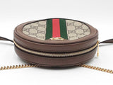 Gucci Ophidia Mini Round Backpack In Gg Supreme Coated Canvas Fw0126oexdu