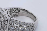 5.16ctw Lab Grown Diamond Ring In 14k White Gold 9.3 Grams Size 7 Eb0225rxzsa