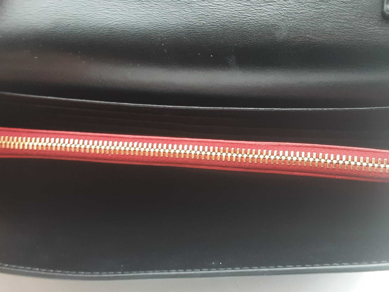 Prada Saffiano Clutch And Crossbody Bag Black Aa0825wzxsa