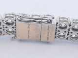 Diamond Bracelet In 14k White Gold 41.99 Grams 8 Inch Eb0824oxzmia