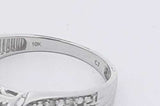 0.46cttw Diamond Wedding Set In 10k White Gold 4.4 Grams Size 7 Eb0226oorsa