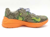 Gucci 673354 Gg Rhyton Pineapple Print Multi-color Shoes Size 11 Aa1026lrzsa