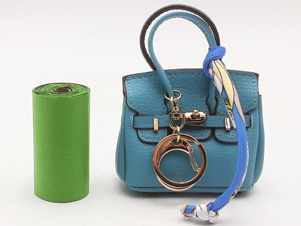 Blue Doggie Bag Holder Mini Bag Charm Aa0925csa