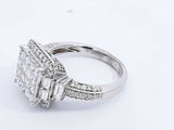 Diamond Approx. 1.78ctw Ring In 18k White Gold 5.98 Grams Size 6.75 Eb1023ppxsa