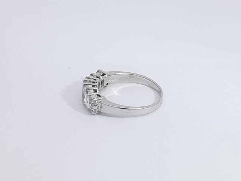 0.90 Cttw Diamond Platinum Ring 4.5 Grams Size 6 Aa0525pxzsa