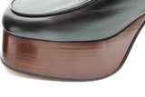 Gucci Horsebit Black Leather Platform Loafers Size 40 Eb0326wwrde
