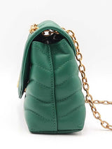 Louis Vuitton New Wave Chain Bag In Emerald Green Leather Fw0825lorxdu
