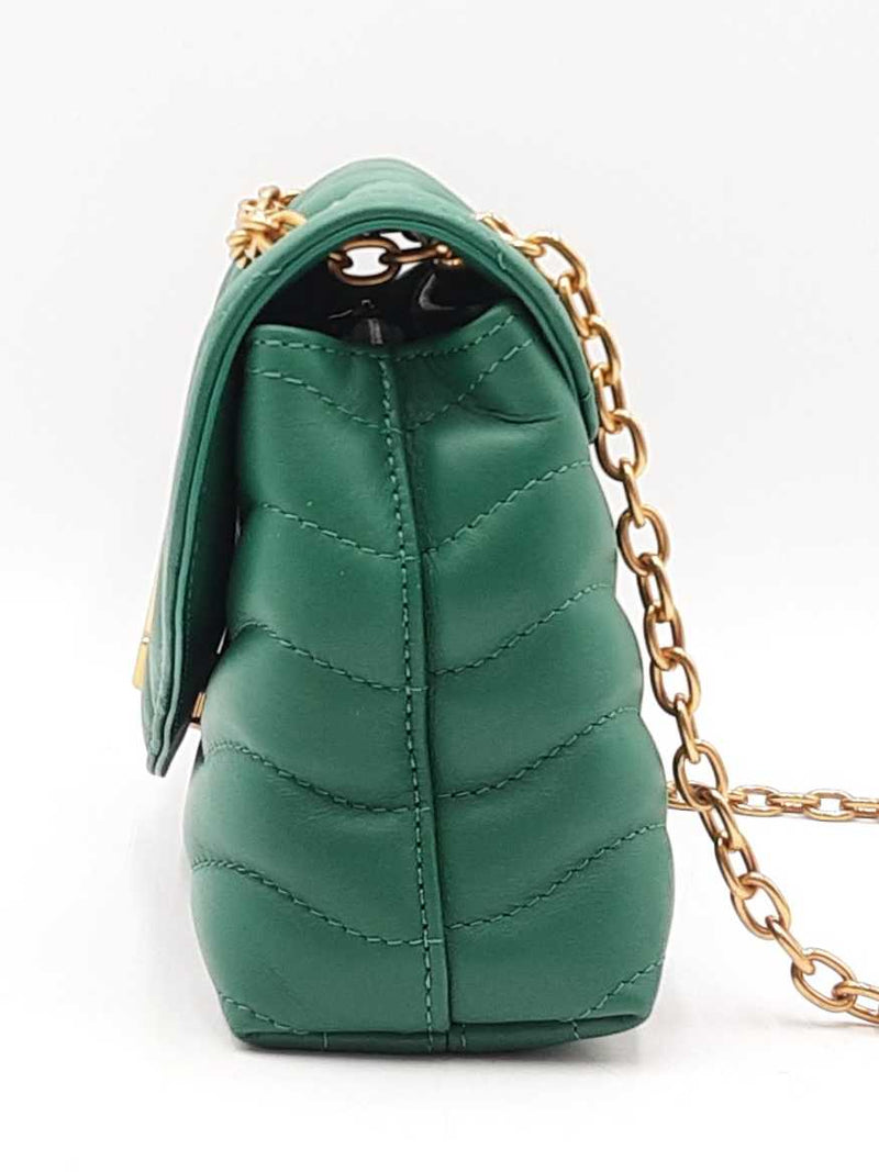 Louis Vuitton New Wave Chain Bag In Emerald Green Leather Fw0825lorxdu