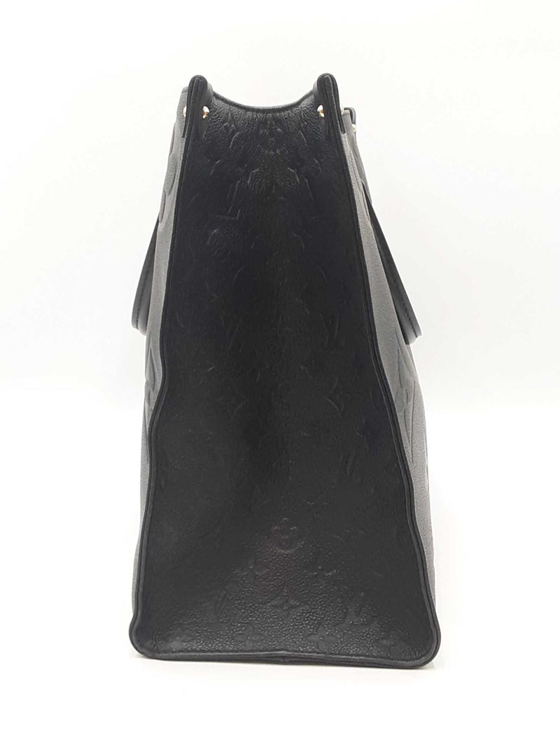 Louis Vuitton Onthego In Monogram Empreinte Giant Black Leather Fw0825lrxzdu