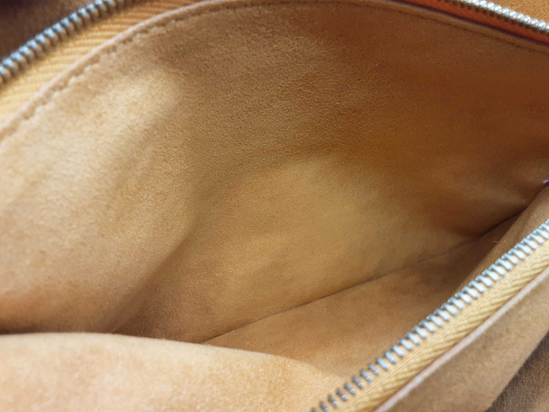 Louis Vuitton Pallas Saffron Yellow Leather Monogram Shoulder Bag Do0625llxzde